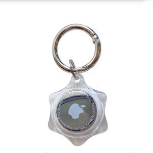 New Apple AirTag Case Anti-Lost Protector AirTag Transparent Case with Key C…